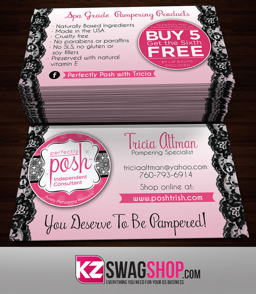 Perfectly Posh Business Cards Style 15