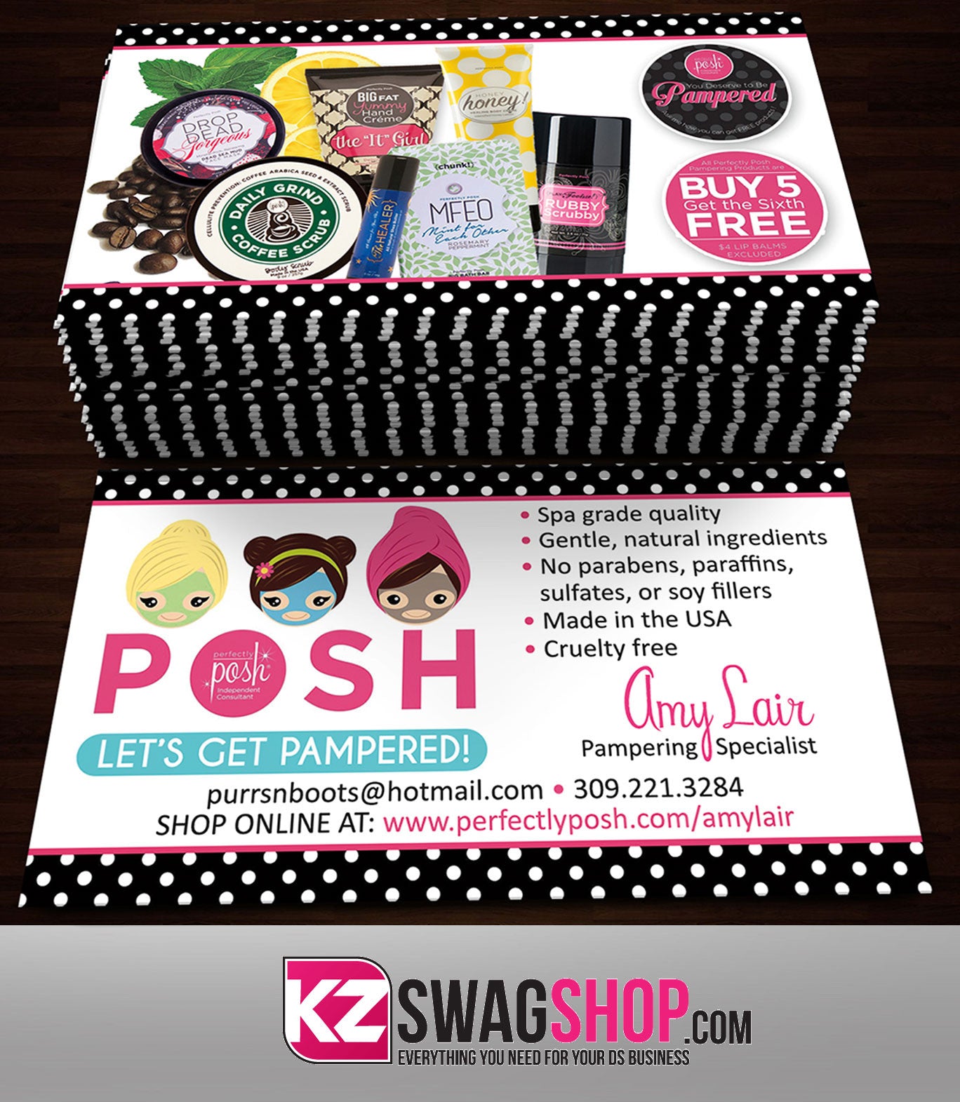 Perfectly Posh Business Cards Style 21