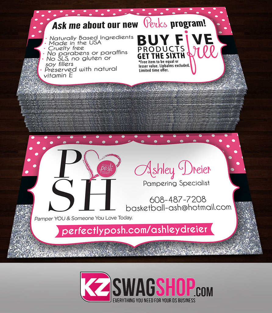 Perfectly Posh Business Cards Style 23