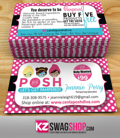 Perfectly Posh Business Cards Style 4