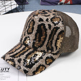Bling Animal Print Sequins Hats