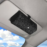 Bling Rhinestone Car Glasses Case/Sunglasses Storage