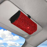 Bling Rhinestone Car Glasses Case/Sunglasses Storage