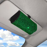 Bling Rhinestone Car Glasses Case/Sunglasses Storage