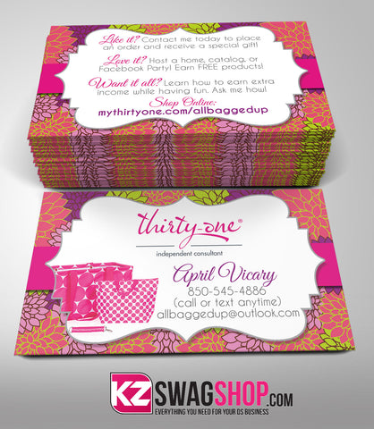 Thirty One Business Cards Style 2