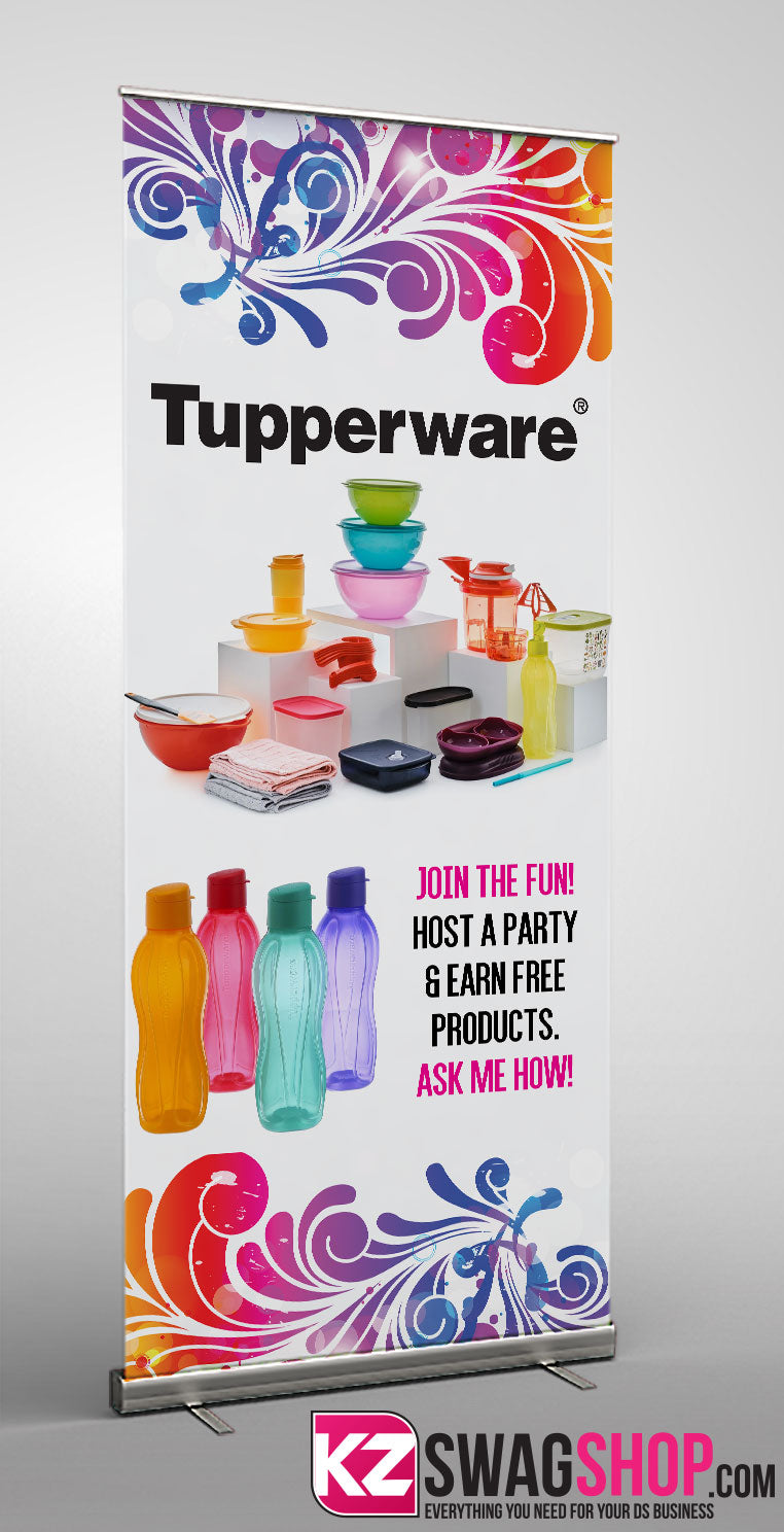 Tupperware Retractable Banner style 1 generic