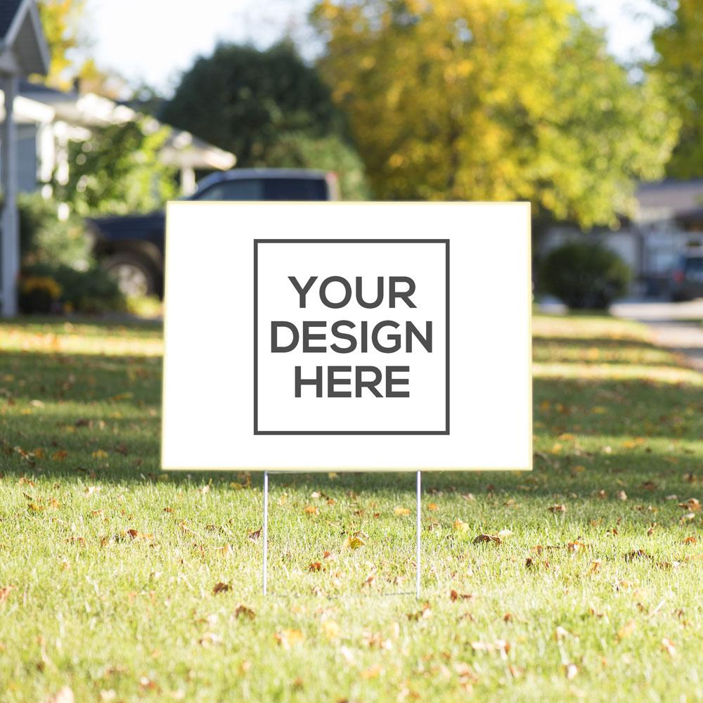 Yard Sign Custom designed set of 2