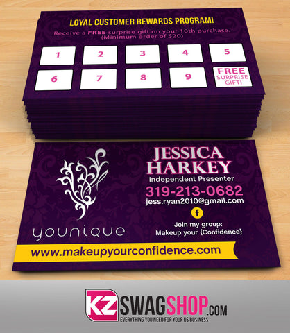 Younique Business Cards Style 1