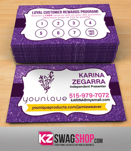 Younique Business Cards Style 7