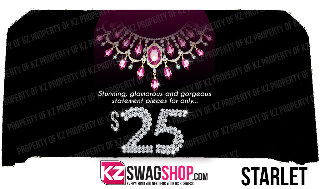 $5 Bling  24x72 Table Runner- SPECIALTY $25 JEWELRY